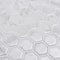 InHome Hexagon Marble Peel & Stick Backsplash Tiles